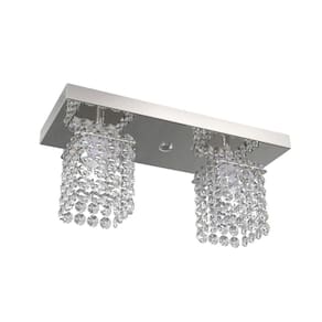 Plafon De Cristal Retangular 30X12Cm Mesa Balcão