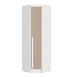 Módulo Canto Oblíquo 1 Porta Infinity Branco Line/ Duna Line