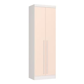 Guarda-roupa Modulado 2 Portas Infinity Branco Line/ Blush