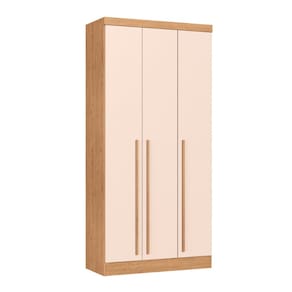 Guarda-roupa Modulado 3 Portas Infinity Cedro/ Blush Line