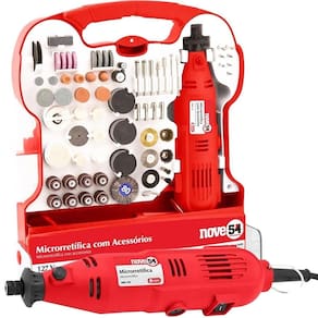 Micro Retífica 130W Completa Com 172 Acessórios - 220V
