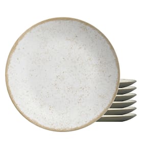 Jogo De Pratos Sobremesa Cerâmica 6Pcs 20Cm Organic Alleanza