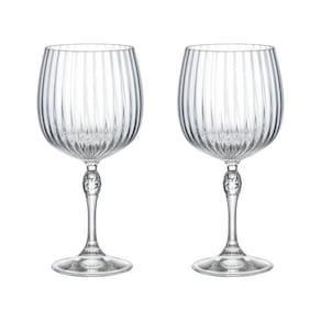 Jogo 2 Taças Cristal Gin Tônica 745 Ml America 20S Bormioli