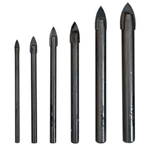 Kit 6 Brocas Para Furar Vidro 3 A 10Mm Porcelana Metal Duro