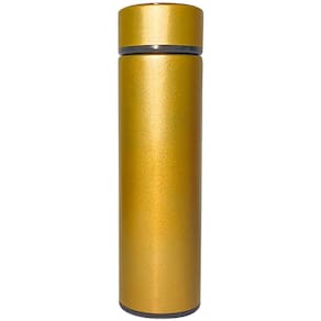 Garrafa Térmica Com Sensor De Temperatura Amarela 500Ml