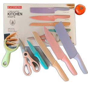 Jogo Kit Facas 6 Pçs Profissional Premium Moderno Gooda