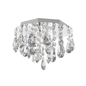 Plafon De Cristal 23Cm Lavabo Hall Entrada Sacada