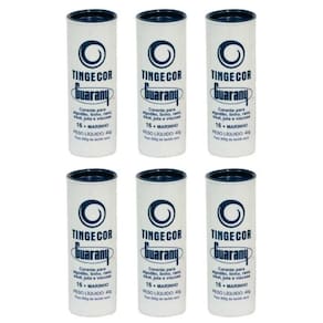 Tinta Tecido Tingecor Guarany 40G 6 Unidades Azul Marinho