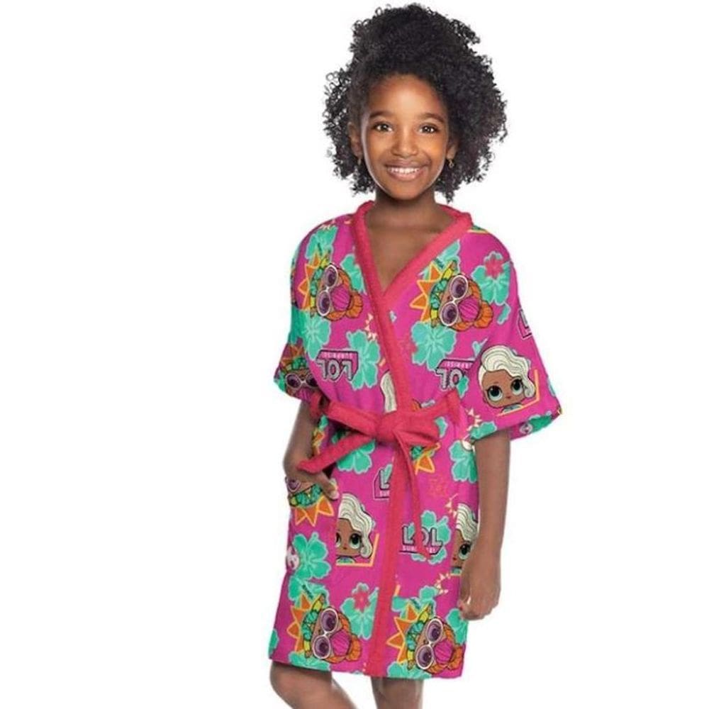 Roupão Aveludado Infantil Lol Lepper