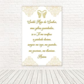Painel Retangular Sublimado Batizado 1,5X2,2 Frt-5420