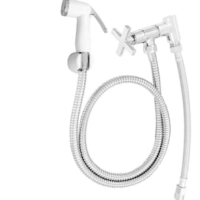 Ducha Higiênica de Metal Flexível Roddex Branco
