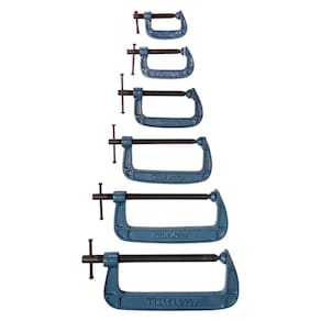 Kit 6 Grampos Sargento Tipo C De 50 A 250Mm Para Marceneiro
