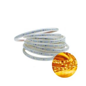Kit 5 Metros Fita Led Taschibra 5W/M Ip67 Laranja 220V
