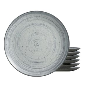 Jogo De Pratos Raso Cerâmica Kit 6Pcs 29Cm Kya Gray Alleanza