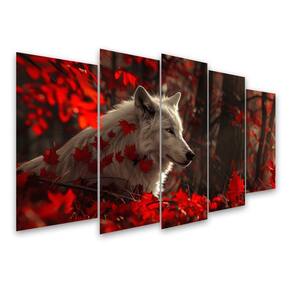 Kit Quadro Decorativo Animais V2 Para Sala de Estar 73x39cm A181 - Pallazio