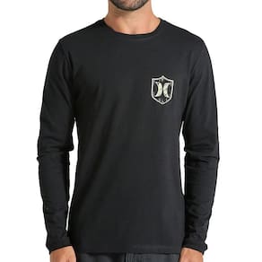 Camiseta Hurley Manga Longa Eagle WT25 Masculina Preto
