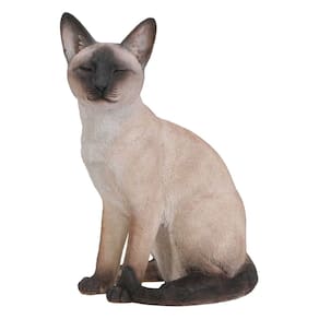 Statue Hi-Line Gift Ltd., gato siamês sentado