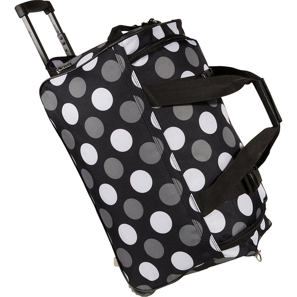 Mochila rolante Rockland New Black Dot 22 polegadas