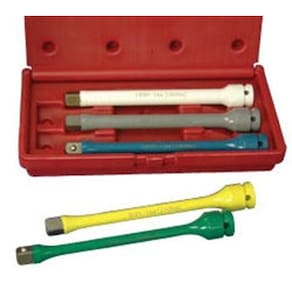 Conjunto de extensão de torque ATD de 1/2 polegada com tração para roda (5 unidades)