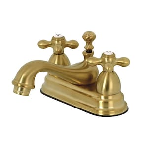 Torneira de banheiro Kingston Brass KS3607AX Centerset de 4 polegadas