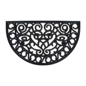 Capacho DII Rubber All Weather Iron Heart 45x75cm