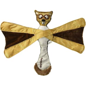 Dog Toy Doggles TYPESQ16 Pentapulls Flying Squirrel com 5 guinchos
