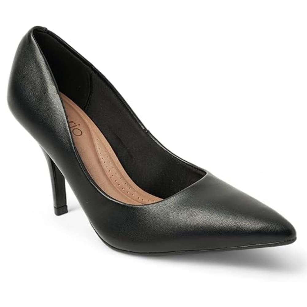 Scarpin Beira Rio Feminino Salto Médio Preto