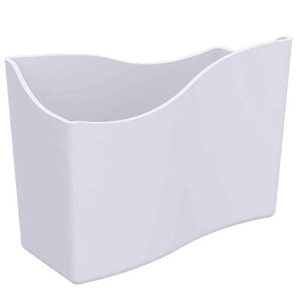 Kit 50 Suportes Porta Guardanapos de Papel Brancos 14cm de Mesa Restaurante