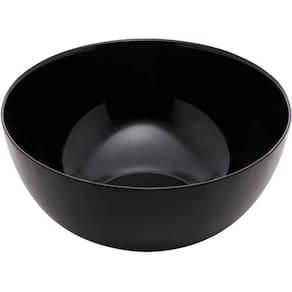 Bowl De Vidro 1,8l Tigela Cumbuca Lyor Saladeira Diwali Black Opalino 21cm