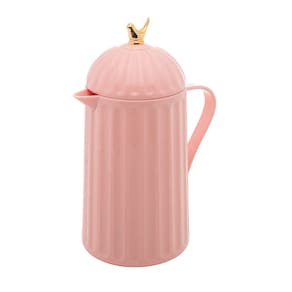 Garrafa Térmica Chá Café Rosa Wolff Bird Plástico Rosa 600ml