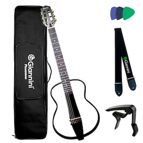 Violão Giannini Roadman Elétrico Nylon Grmn Bk C/ Bag