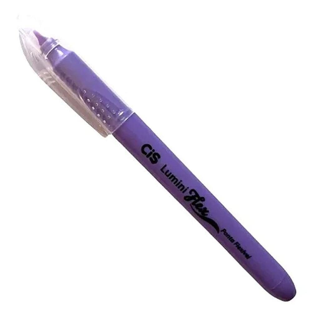 Marca Texto  Lumini Flex -Lilás Pastel- Cis