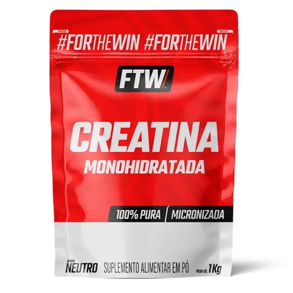 Creatina 100% Pure Monohidratada e Micronizada Refil (1000g) FTW
