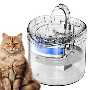 Fonte Agua Bebedouro Gato Cachorro Pet 2 Litros Usb Silencioso Transparente Filtro Potavel Higienico Economico