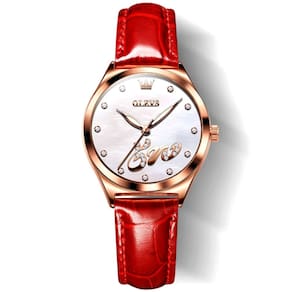 Relógio Feminino Intense com Strass de Quartzo Impermeável 30M