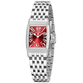 Relógio feminino quartzo design fino elegante com strass em aço inoxidavel impermavel