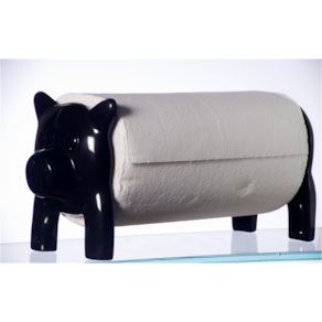 Porta rolo de Papel-Toalha PORQUINHO ICO Preto - IKKO
