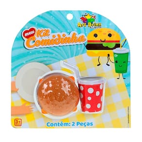 Meu Kit Comidinha Art Brink 3+ Anos com 2 Peças