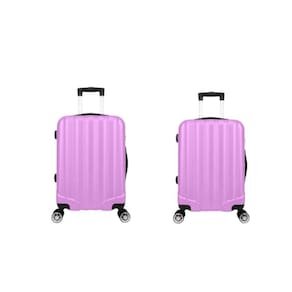 Kit Mala De Viagem Abs 2 Peças Adventure E Action Fortt Rosa Mab01-ra