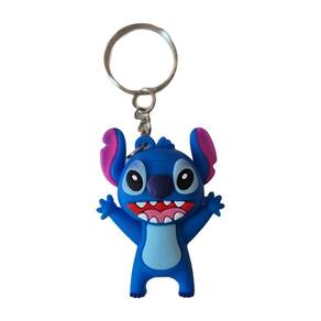 Chaveiro Emborrachado Personagem Disney Stitch 3D Super Fofo | Pingente | Lembrancinha | Colecionavel | Mochila | Bolsa