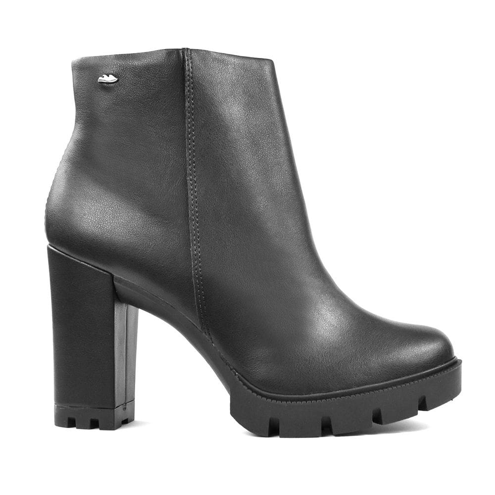 Bota Dakota Tratorada Salto Alto Feminina Preta