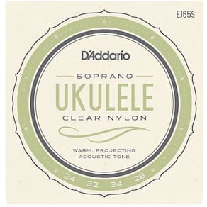 Encordoamento Ukulele Havaiano Soprano EJ65S- D addario