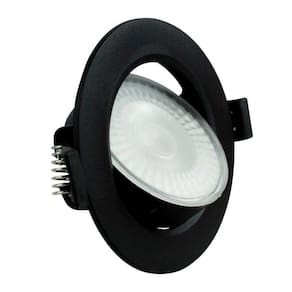 Spot Led 7w Redondo 6500k Preto Bivolt Foxlux