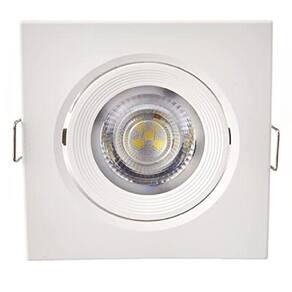 Spot Led De Embutir Quadrado 5w 6500k Bivolt Foxlux