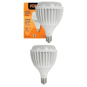 Kit 2 Lampada Led Alta Potencia 200w 6500k E40 Bivolt Foxlux