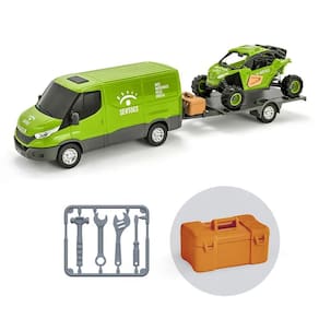 Miniatura de Van Sertões Equipe Rally Verde Claro - Usual