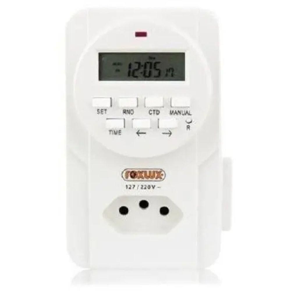 Timer Temporizador Digital Bivolt Foxlux