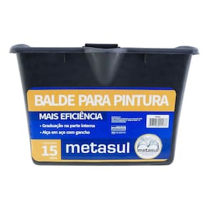 Bandeja Pintura Caçamba Plastica 15LT Metasul