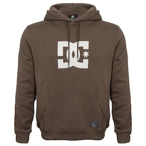 Moletom DC Shoes Canguru DC Star WT25 Masculino Marrom