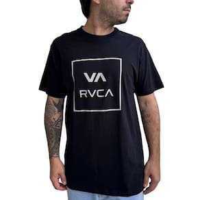 Camiseta RVCA VA All The Way WT25 Masculina Preto